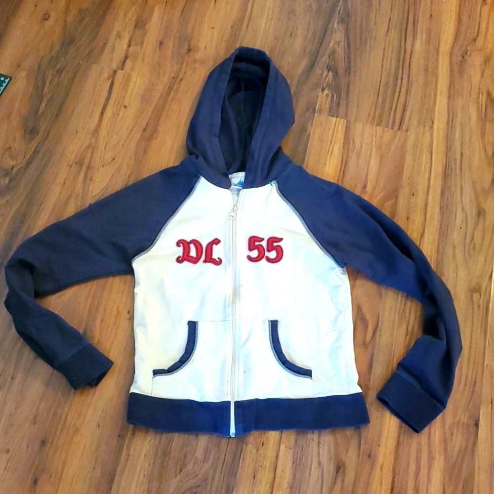 Disney cotton stretch hoodie Disneyland resort medium dl 55 1955